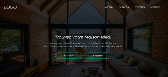 Projet de site immobilier